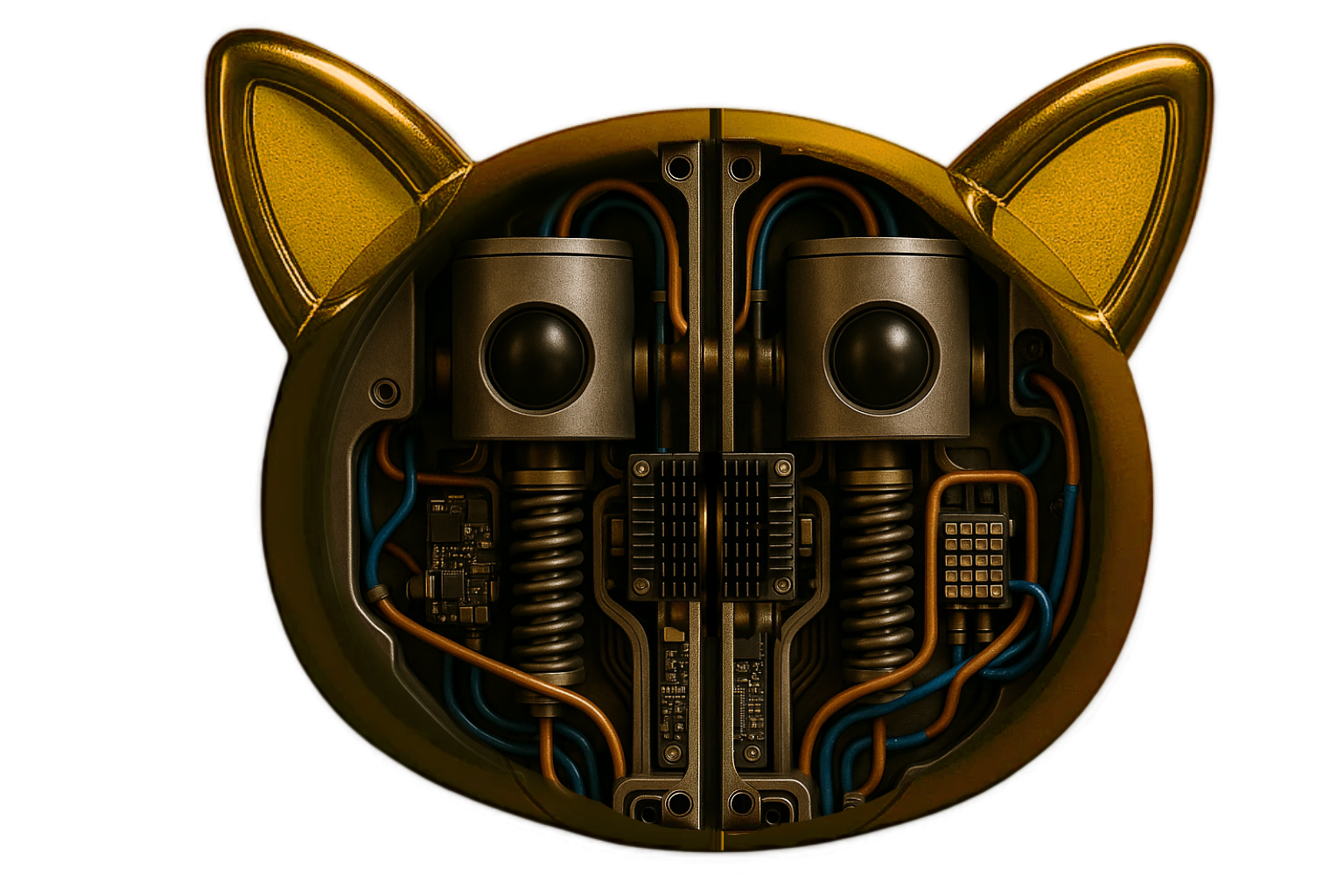 Gold cat splitter overlay